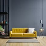 canape-jaune-table-bois-interieur-du-salon-plante-mur-bleu-fonce-rendu-3d_41470-3853